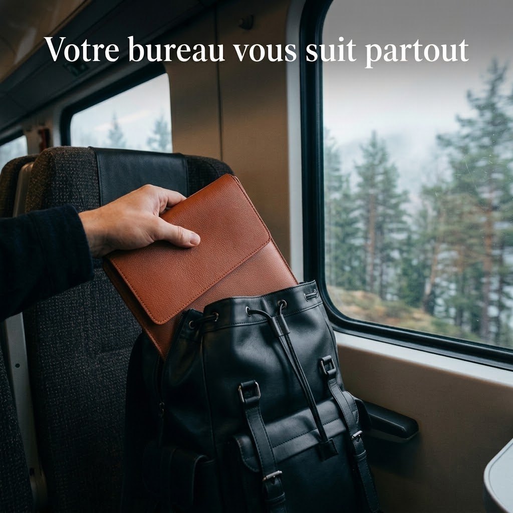 Ultra-fine, elle se glisse dans tous les sacs.